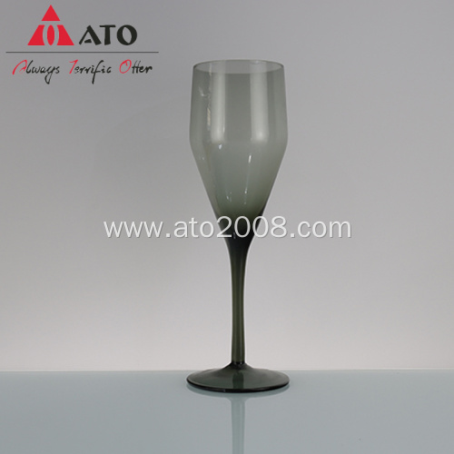 ATO Grey coloured glasses Champagne wine glass goblet